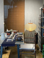 Rice Paper | Floor Lamp, Japanese Paper Lantern Standing Lamp, Japandi Floor Light for Living Room