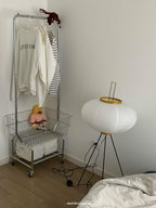 Rice Paper | Floor Lamp, Japanese Paper Lantern Standing Lamp, Japandi Floor Light for Living Room