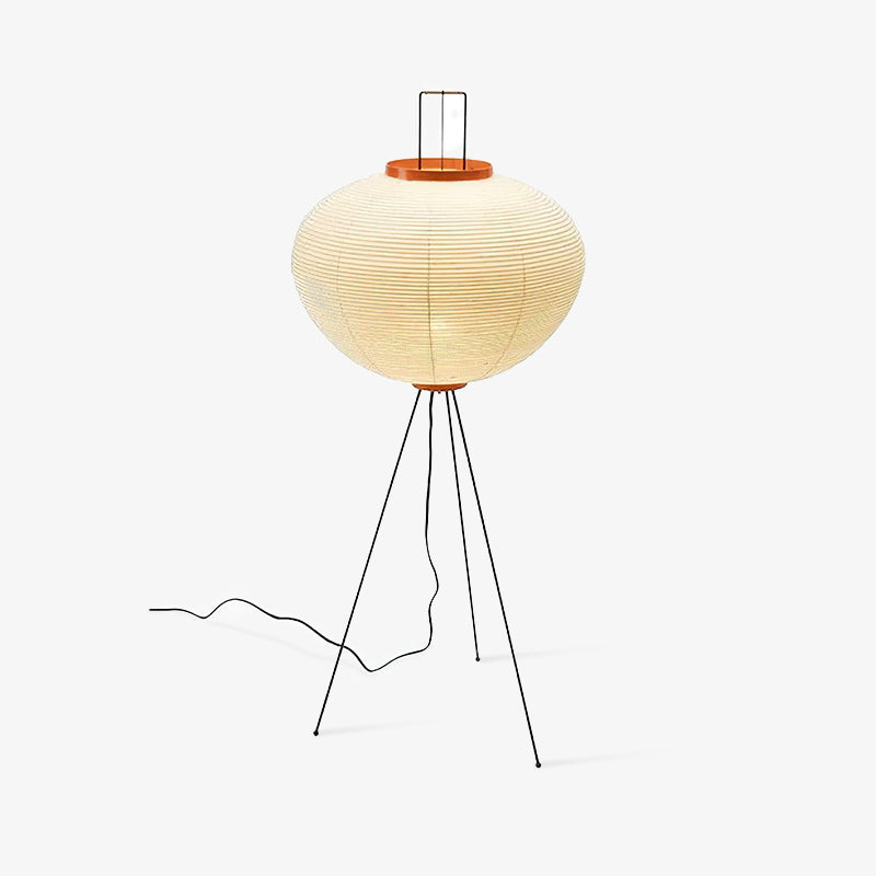 Rice Paper | Floor Lamp, Japanese Paper Lantern Standing Lamp, Japandi Floor Light for Living Room