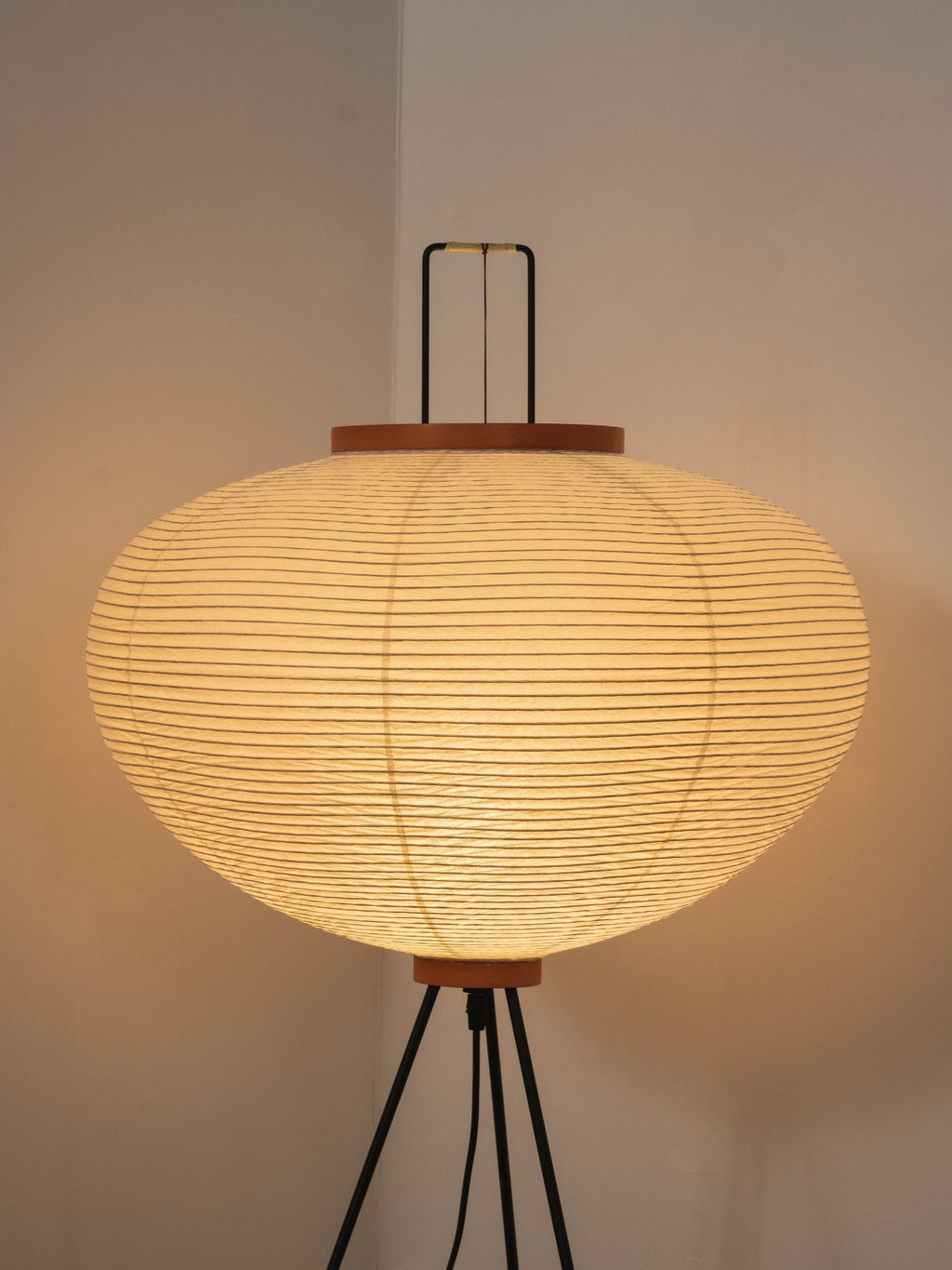 Rice Paper | Floor Lamp, Japanese Paper Lantern Standing Lamp, Japandi Floor Light for Living Room