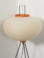 Rice Paper | Floor Lamp, Japanese Paper Lantern Standing Lamp, Japandi Floor Light for Living Room