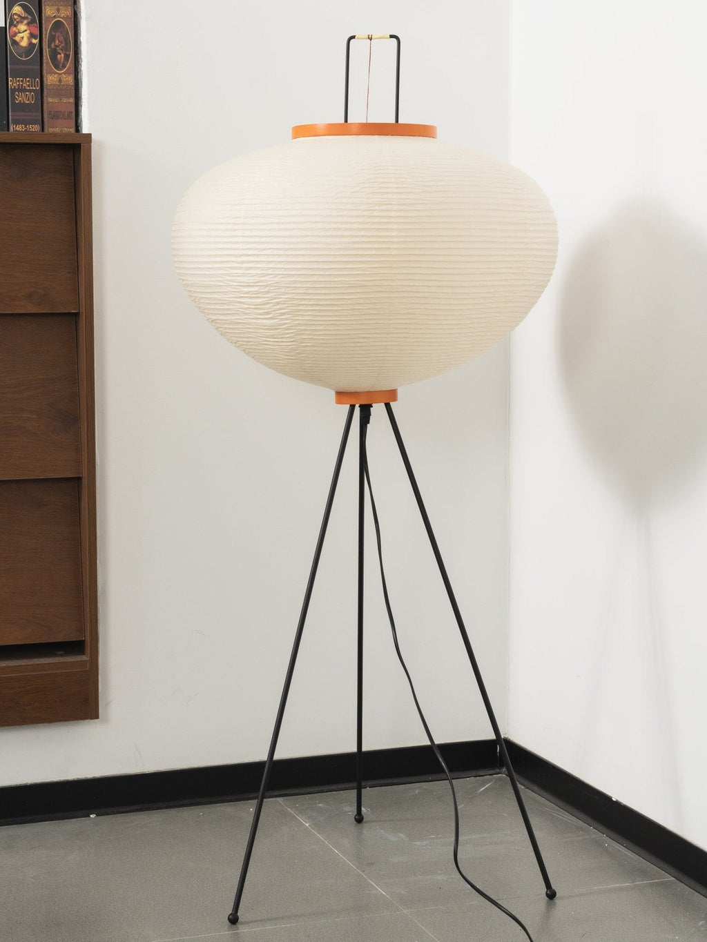 Rice Paper | Floor Lamp, Japanese Paper Lantern Standing Lamp, Japandi Floor Light for Living Room