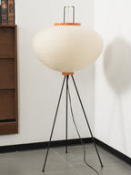 Rice Paper | Floor Lamp, Japanese Paper Lantern Standing Lamp, Japandi Floor Light for Living Room