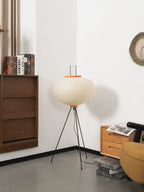 Rice Paper | Floor Lamp, Japanese Paper Lantern Standing Lamp, Japandi Floor Light for Living Room