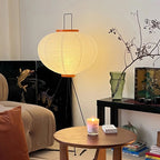 Rice Paper | Floor Lamp, Japanese Paper Lantern Standing Lamp, Japandi Floor Light for Living Room