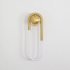 Rudi Loop | Modern LED Wall Sconce, Brass Loop Wall Light for Bedroom, Hallway and Staircase