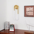 Rudi Loop | Modern LED Wall Sconce, Brass Loop Wall Light for Bedroom, Hallway and Staircase