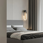 Rudi Loop | Modern LED Wall Sconce, Brass Loop Wall Light for Bedroom, Hallway and Staircase