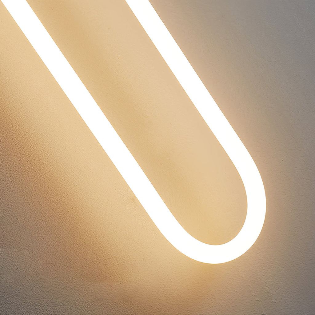 Rudi Loop | Modern LED Wall Sconce, Brass Loop Wall Light for Bedroom, Hallway and Staircase