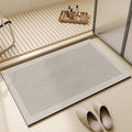 Mira | Quick Dry Bath Mat, Super Absorbent Thin Bathroom Rug, Non Slip Low Profile Shower Mat