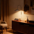 Calla | Plug In Wall Sconce, Large Sculptural Wall Lamp in Black or Beige