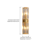 Bepuzz wall sconce dimensions