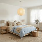 Tsuki | Paper Lantern Pendant Light, Japanese Washi Globe Hanging Lamp, 11 Sizes