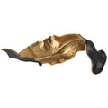 Fern | Decorative Tray, Gold Leaf Catchall, Jewelry and Key Tray for Coffee Table and Console