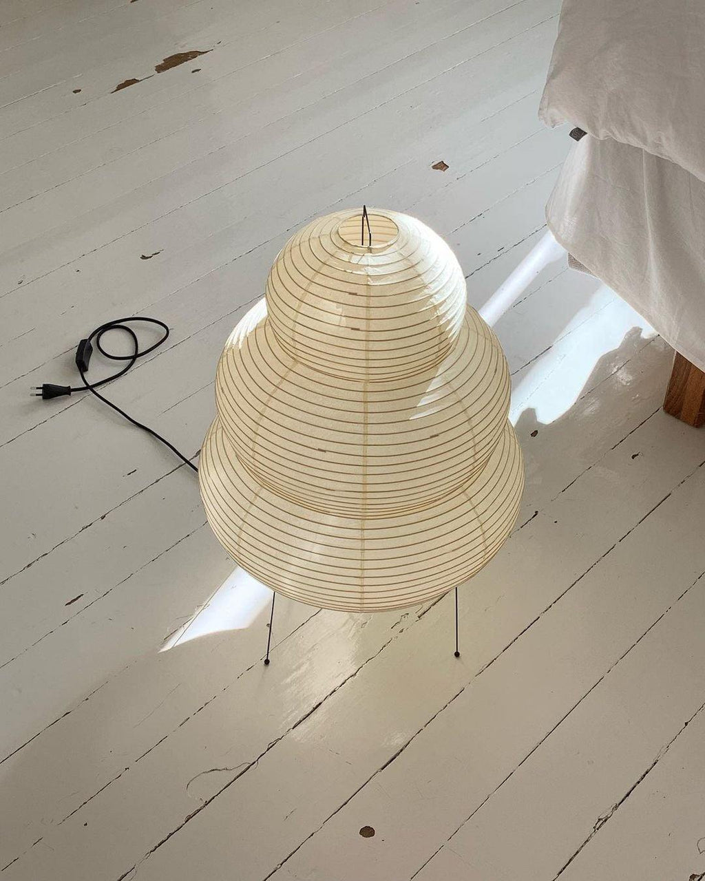 Gifu | Rice Paper Table Lamp, Japanese Paper Lantern Lamp, Handmade Japandi Bedside and Desk Lamp