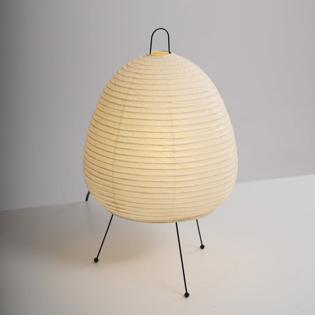 Gifu | Rice Paper Table Lamp, Japanese Paper Lantern Lamp, Handmade Japandi Bedside and Desk Lamp