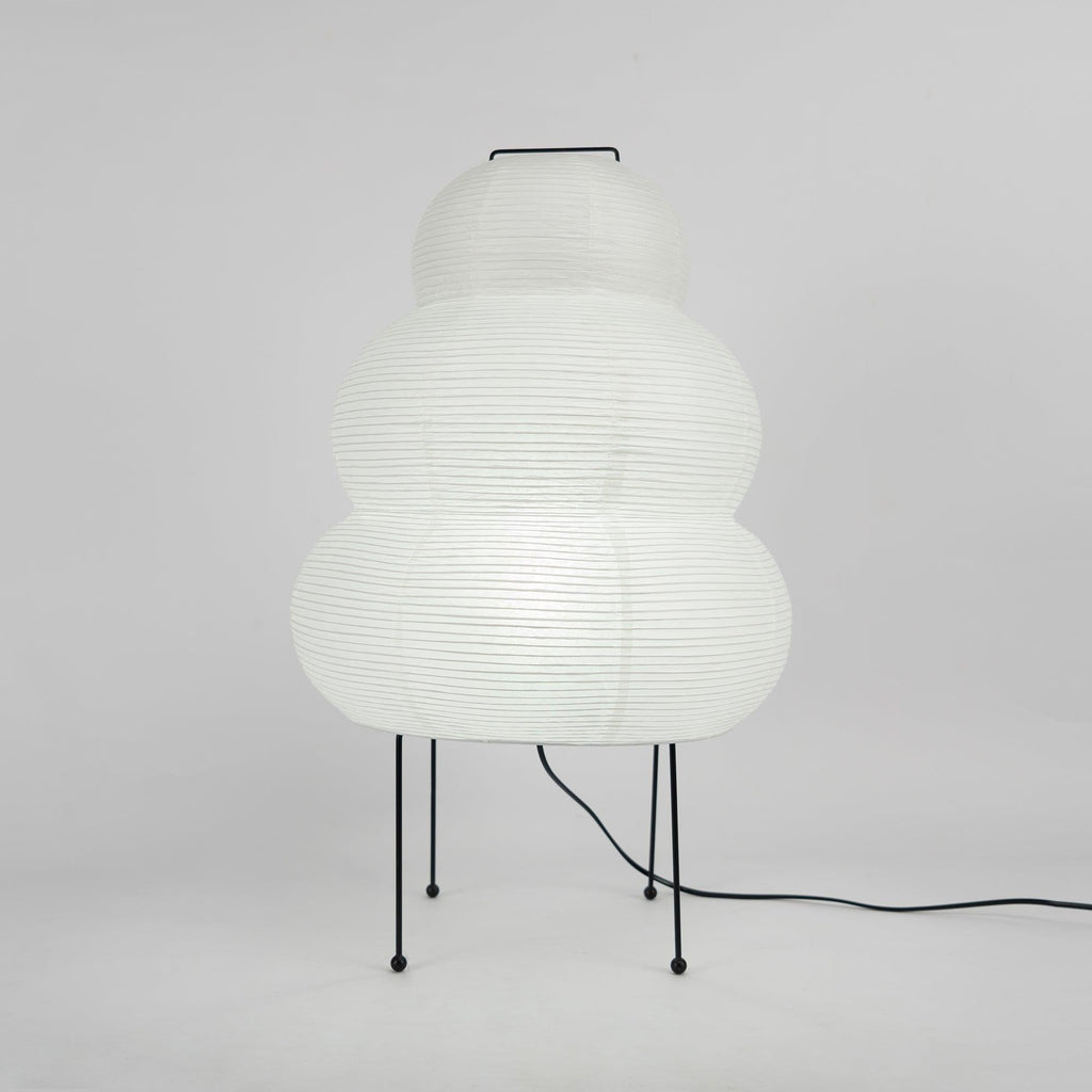 Gifu | Rice Paper Table Lamp, Japanese Paper Lantern Lamp, Handmade Japandi Bedside and Desk Lamp