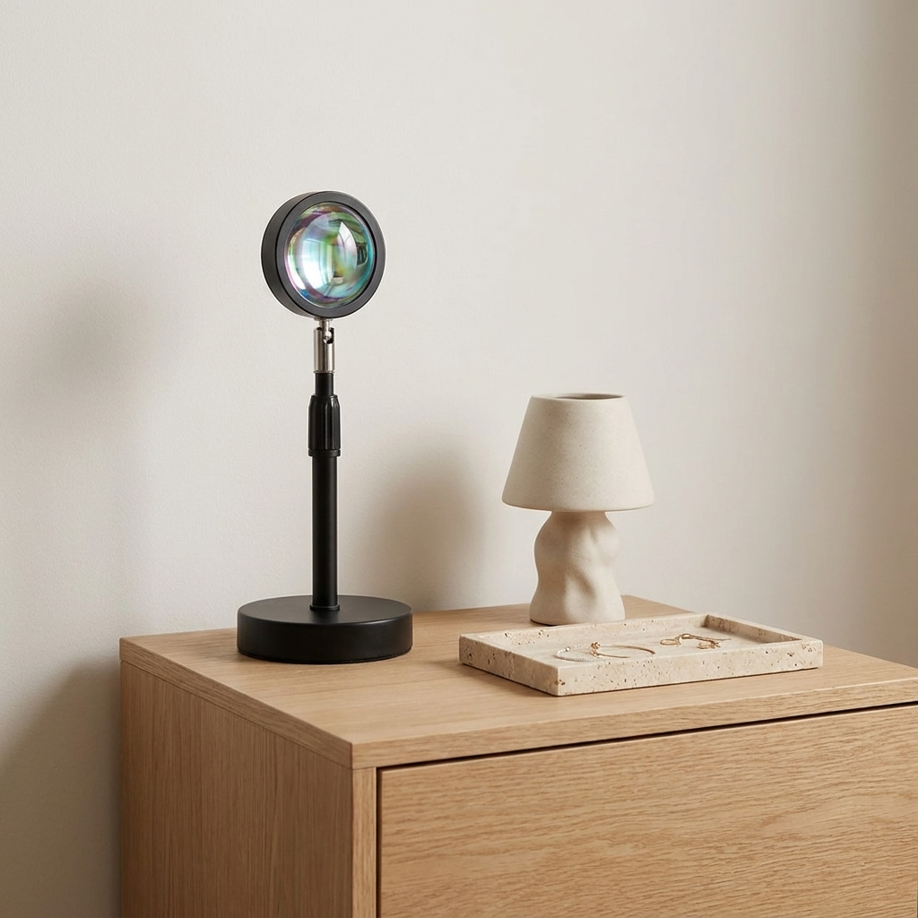 Ember | Sunset Lamp, LED Sunset Projection Light with 16 Colors, USB Mood Lamp