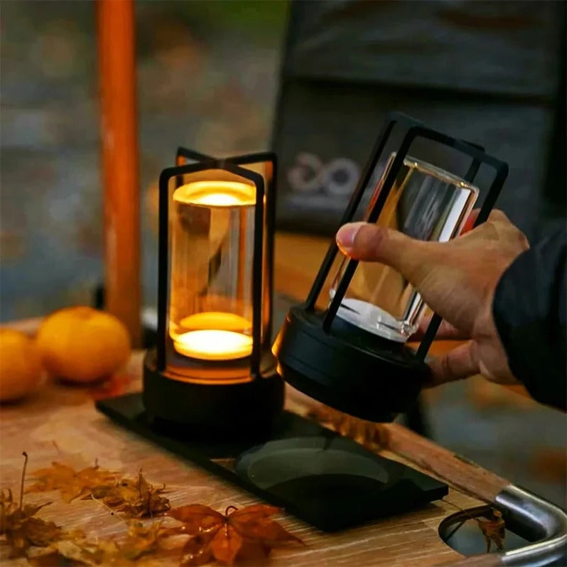 Fjord | Cordless Table Lamp, Rechargeable Touch Lamp with Up and Down Light