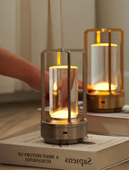 Fjord | Cordless Table Lamp, Rechargeable Touch Lamp with Up and Down Light