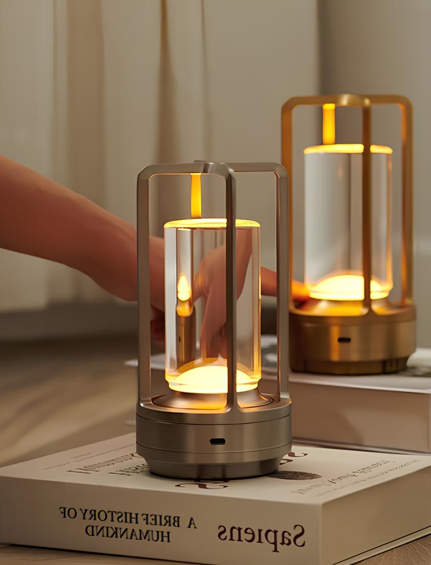 Fjord | Cordless Table Lamp, Rechargeable Touch Lamp with Up and Down Light