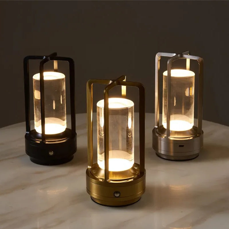 Fjord | Cordless Table Lamp, Rechargeable Touch Lamp with Up and Down Light