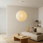 Tsuki | Paper Lantern Pendant Light, Japanese Washi Globe Hanging Lamp, 11 Sizes
