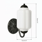 Opaline wall sconce dimensions