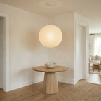 Tsuki | Paper Lantern Pendant Light, Japanese Washi Globe Hanging Lamp, 11 Sizes