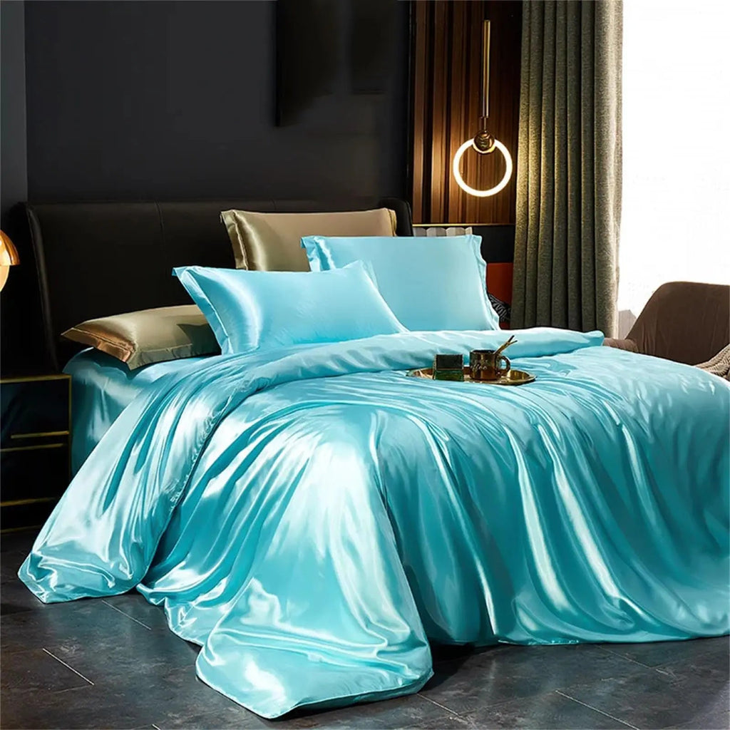 Eden | Mulberry Silk Bedding Set with Duvet Sheet Pillowcases