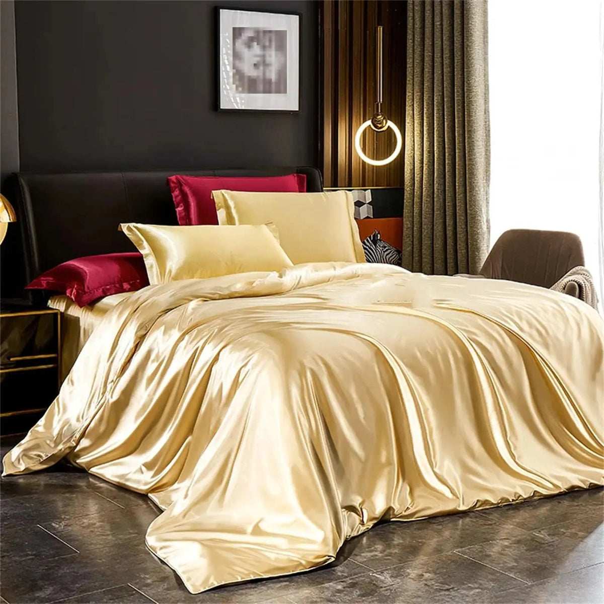 Eden | Mulberry Silk Bedding Set with Duvet Sheet Pillowcases