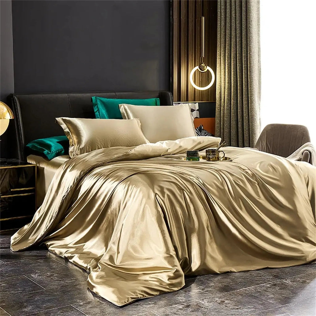 Eden | Mulberry Silk Bedding Set with Duvet Sheet Pillowcases