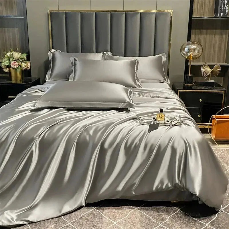 Eden | Mulberry Silk Bedding Set with Duvet Sheet Pillowcases