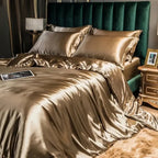 Eden | Mulberry Silk Bedding Set with Duvet Sheet Pillowcases