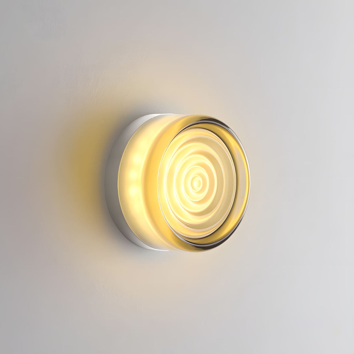 Lens | Glass Wall Sconce, Modern Vanity Wall Light in White, Amber, Smoke or Green
