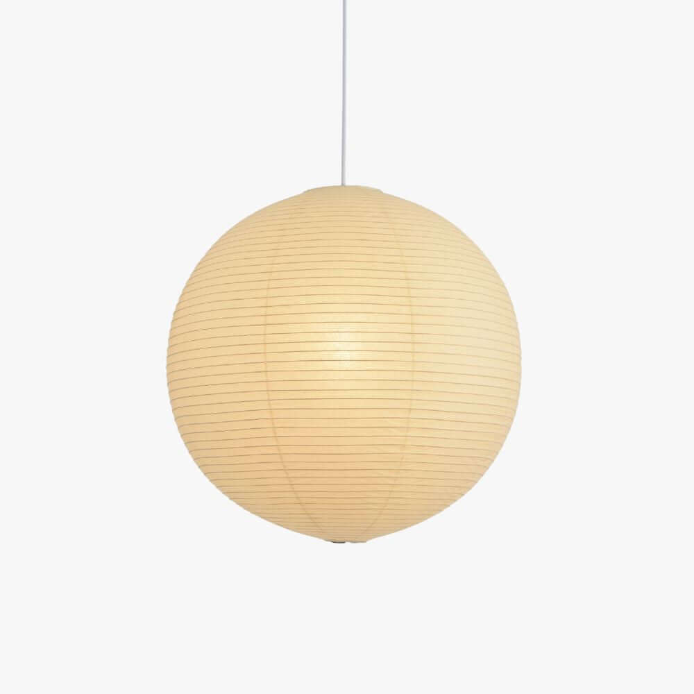 Tsuki | Paper Lantern Pendant Light, Japanese Washi Globe Hanging Lamp, 11 Sizes