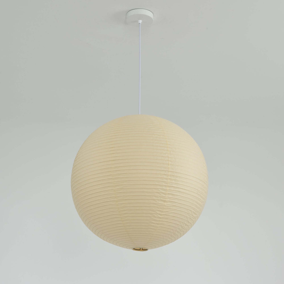 Tsuki | Paper Lantern Pendant Light, Japanese Washi Globe Hanging Lamp, 11 Sizes